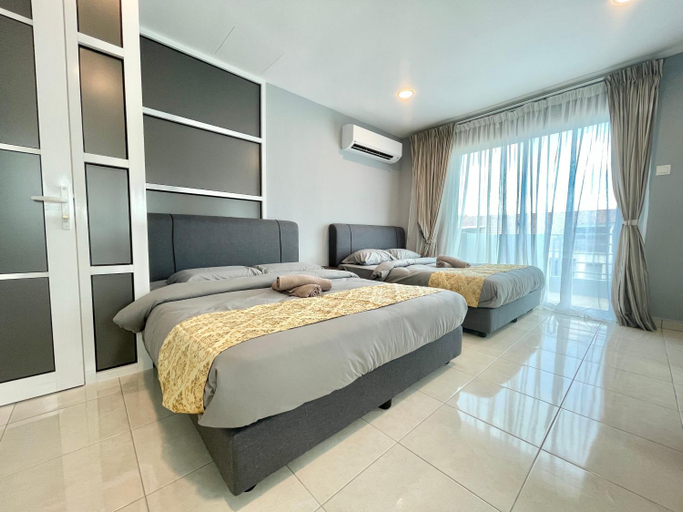 Bedroom 3, Spacious Home with Private Swimming Pool in Langkawi by Zervin, Langkawi