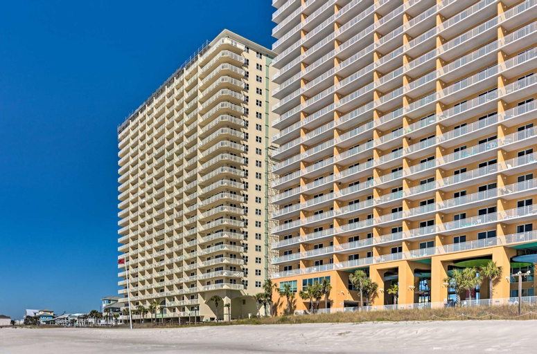 Exterior & Views 1, Waterfront PCB Condo with Balcony and Beach Gear!, Bay