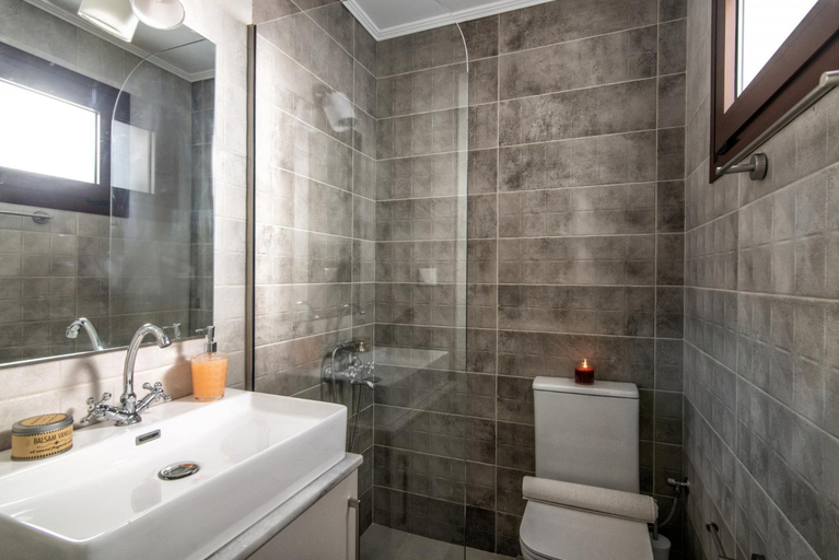 Bathroom, Brand new luxury Villa Dafne with Heated pool, Crete