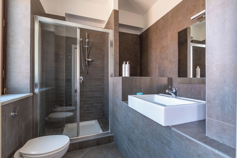 Bathroom, Schiavuzzo Apartment with Terrace by Wonderful Italy, Palermo