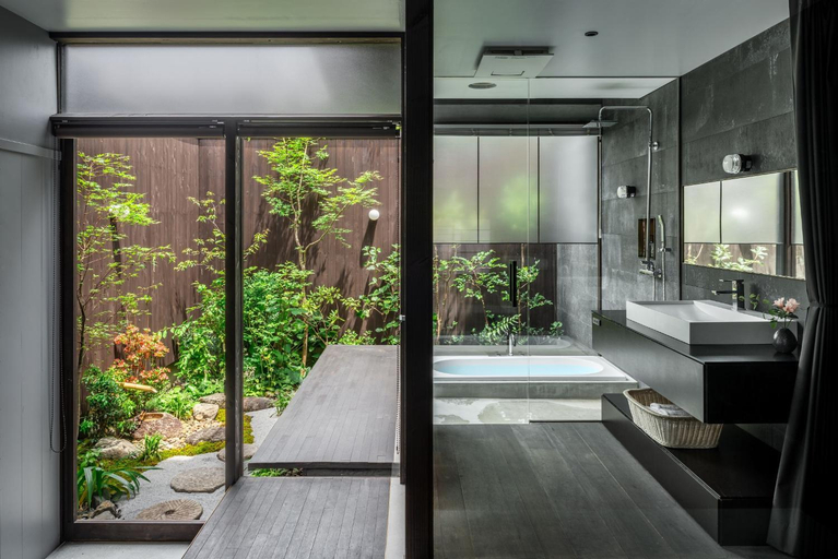 Bathroom 3, Souhi Machiya House, Kyoto