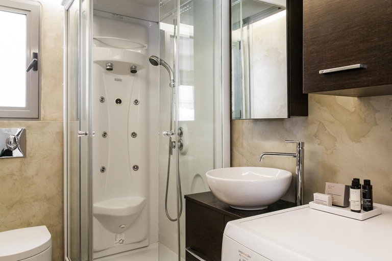 Bathroom 2, Striking Apartments in Kolonaki by UPSTREET, Attica