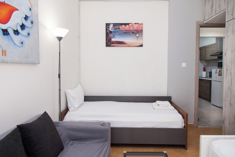 Bedroom 3, Cozy apt near Stavros Niarchos Park, Attica