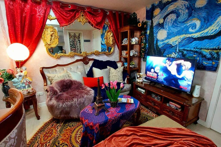 Bedroom 2, PENTHOUSE at Maldives, Azure with 2 Rooms for 6, Parañaque