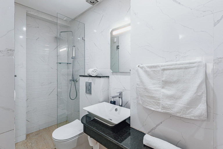Bathroom 4, Migdal Gueliz Apart Hôtel, by résidence Hamza, Marrakech