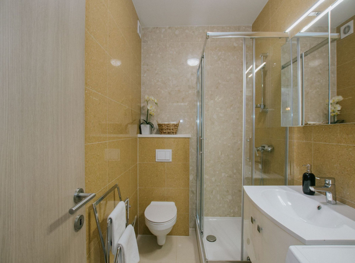 Bathroom 2, Scenic Sea View Apartment Trogir, Seget