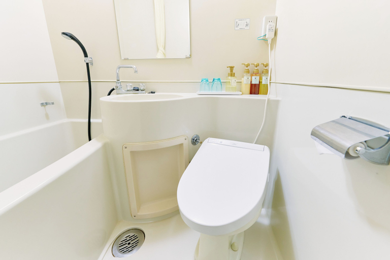Bathroom 3, Ishinoyu Lodge, Yamanouchi