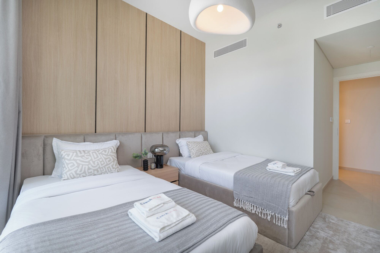 Bedroom 2, New Listing | Open Burj View | 34th Floor | 2BD, Dubai