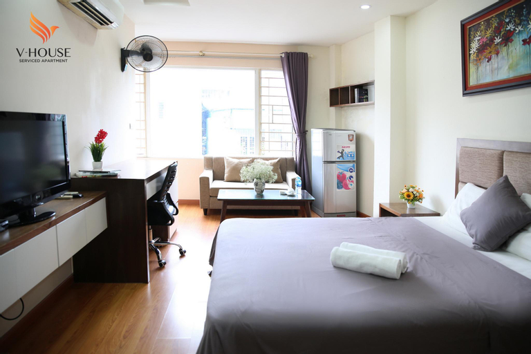 Bedroom, V-HOUSE 1 Serviced Apartment, Cầu Giấy
