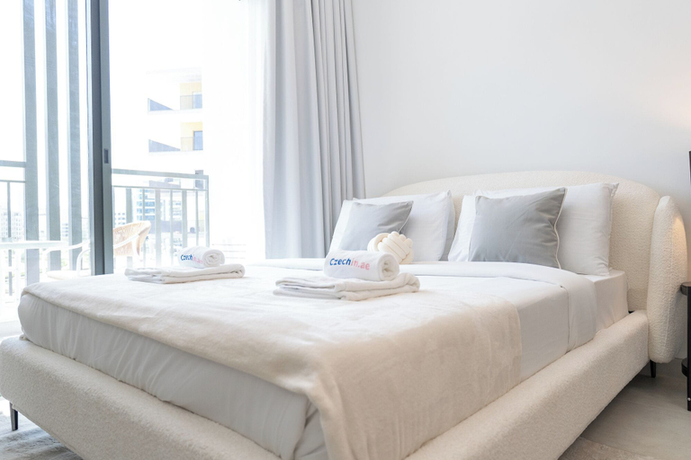 Bedroom 3, TOP Location | Work and Chill near Miracle Garden, Dubai