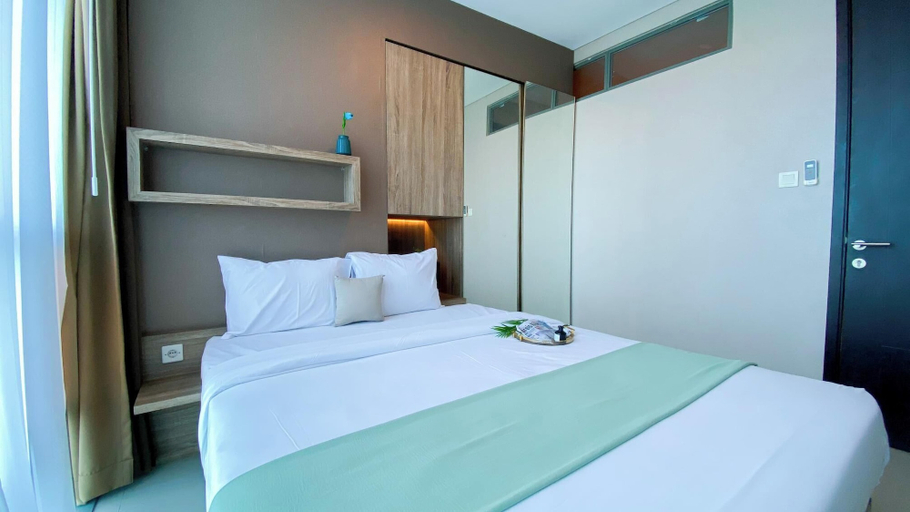 Bedroom 2, Homey Combined 3Br With Working Room At Gp Plaza Apartment, Central Jakarta