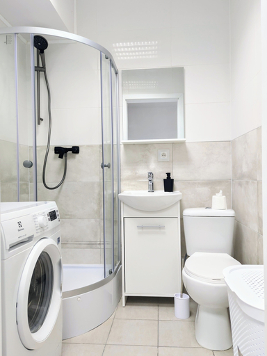 Bathroom 3, Capsule hostel Floor -1 Self Check in, Warsaw