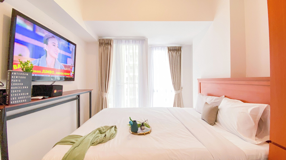 Bedroom 4, Comfy And Minimalist Studio Apartment At Tokyo Riverside Pik 2, Tangerang