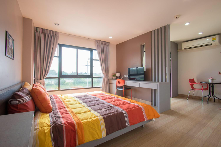 Bedroom 2, Live@Home Sukhumvit 105 close to BITEC,BTS Bearing, Muang Samut Prakan