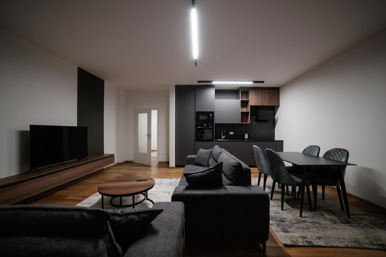 Shared lounge/TV area 4, Emery Apartments, Priština