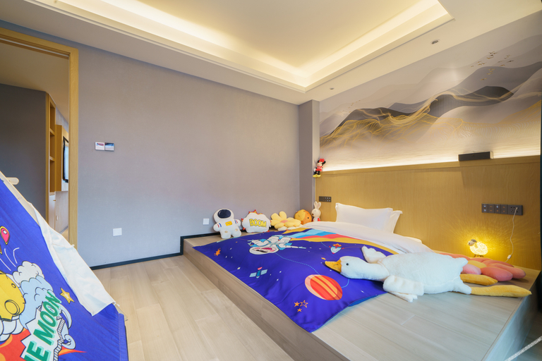 Bedroom 3, Rezen Select Hotel Huzhou Boxin Bay, Huzhou