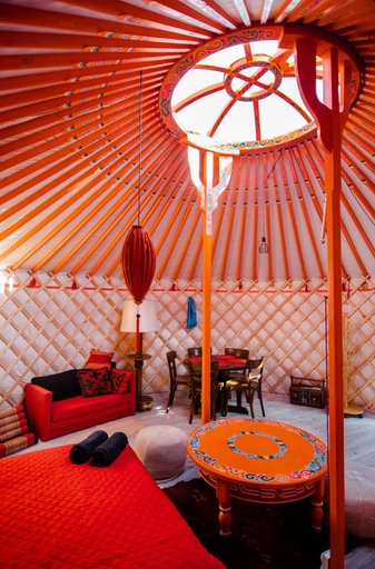 Bedroom 2, Caloroczne jurty mongolskie - "Domy Slonca", Kłodzko