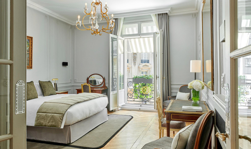 Bedroom 2, Hotel Lancaster, Paris