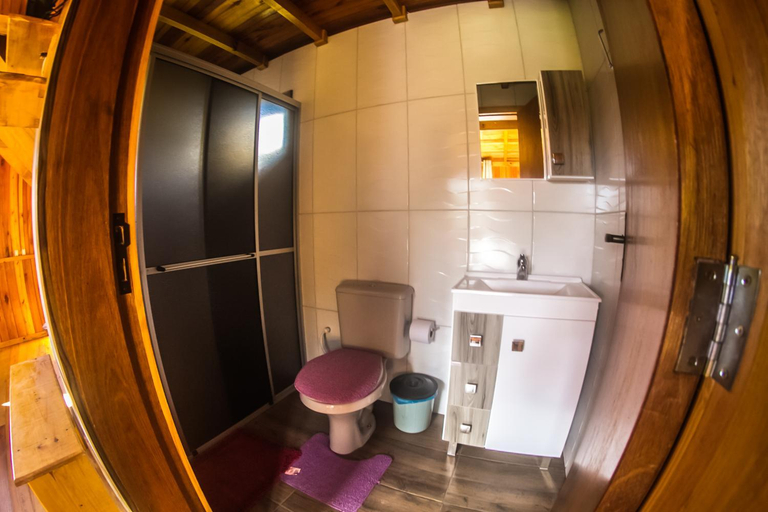 Bathroom, Chales Vista Bonita, Urubici
