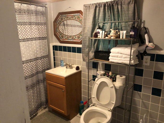 Bathroom, Cochran Farm House, Swain
