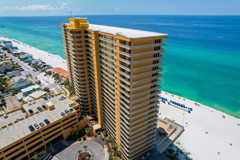 Treasure Island 707 - Gulf front, sunset views, heated resort pool & hot tub!, Bay