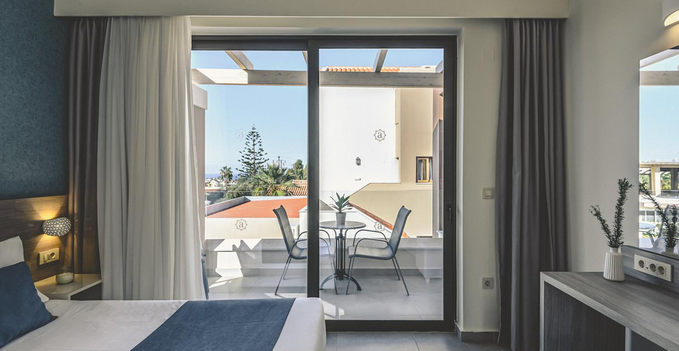 Bedroom, Althea Village - Family Hotel, Crete