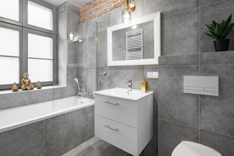 Bathroom 4, Apartamenty KB Torun - parking za oplata, Toruń City