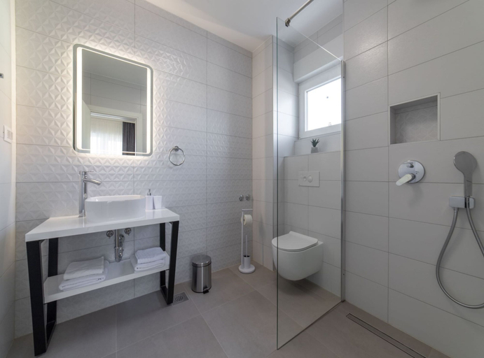 Bathroom 3, Luxury Kastela Villa With Heated Pool and Lounge Area, Kaštela