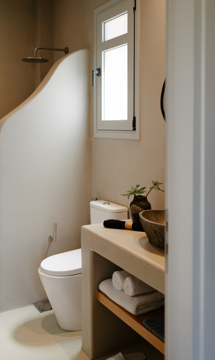 Bathroom 4, Pnoes Skyros, Central Greece