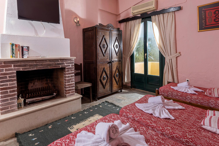 Bedroom 3, Arolithos Traditional Cretan Village Hotel, Crete