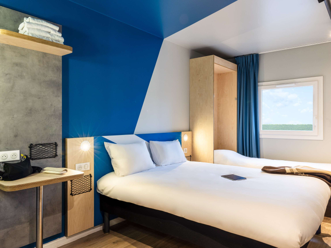 Bedroom 4, ibis budget Villemomble, Seine-Saint-Denis
