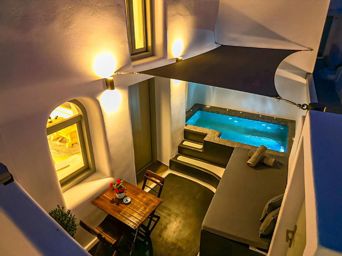 Bedroom 2, Tiara Suites Fira - Cycladic & Cave, South Aegean
