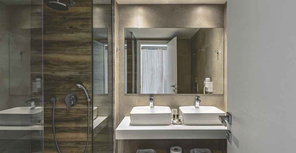 Bathroom 2, Althea Village - Family Hotel, Crete