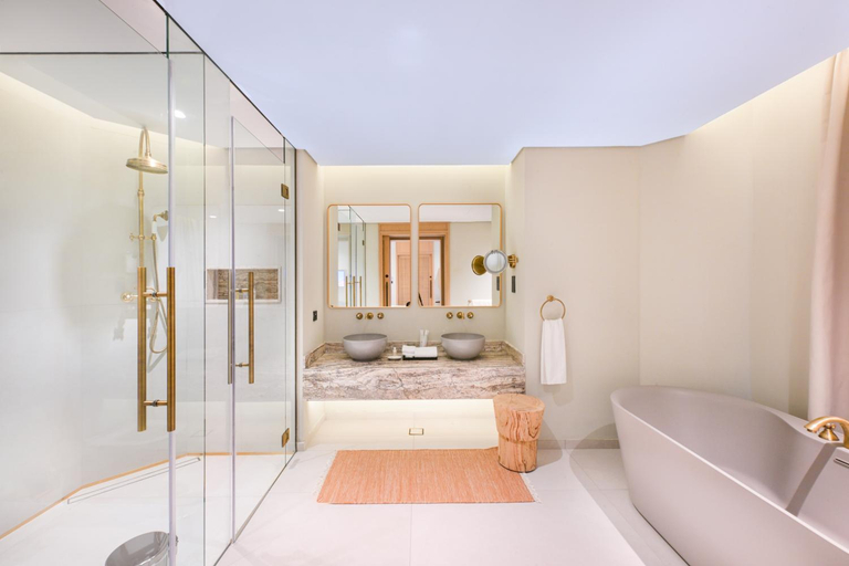 Bathroom 4, Al Badayer Retreat by Sharjah Collection