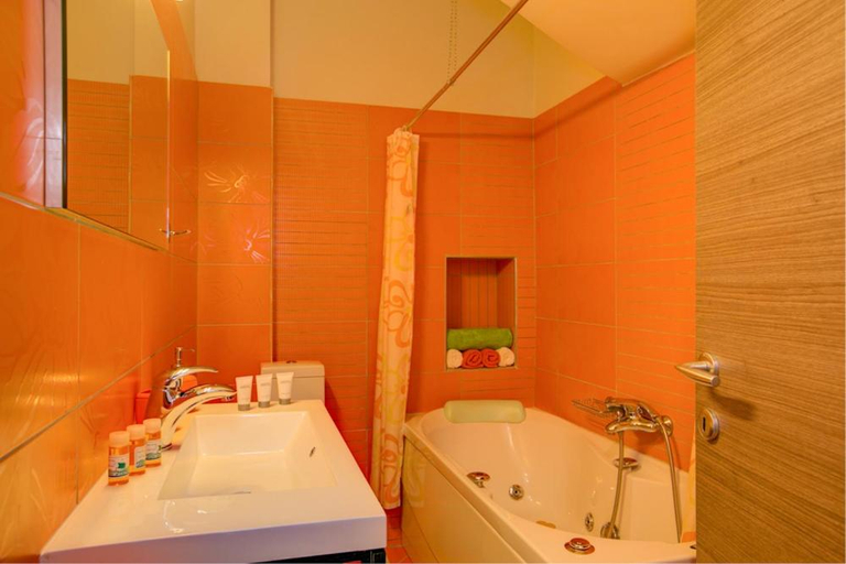 Bathroom, Villa Terra del Nonno with Sea Views & Pool, Ionian Islands