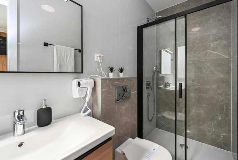 Bathroom 4, Smash A - Apartments with private pool, Novalja