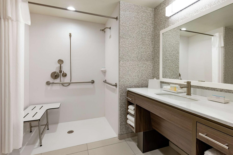 Bathroom 2, Home2 Suites by Hilton New Brunswick, Middlesex