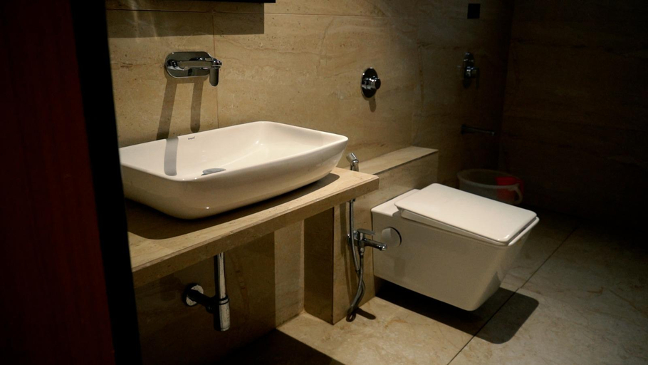 Bathroom, Radhika Inn, Nashik