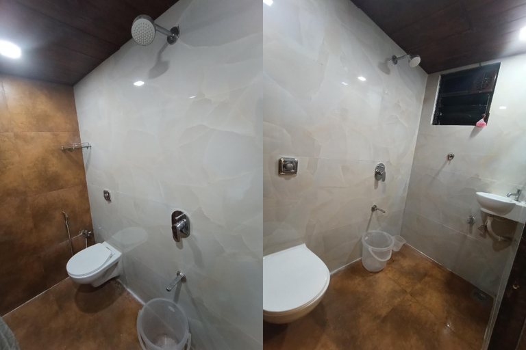 Bathroom, Hotel Moon Lite Residency Marve Malad, Mumbai Suburban