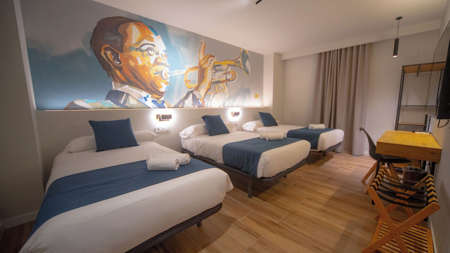 Bedroom 4, Hotel Sleep Turia Music & Art, Valencia