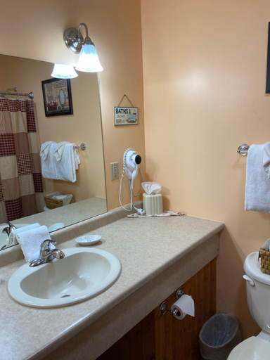 Bathroom 3, The Garrett Inn, Garrett