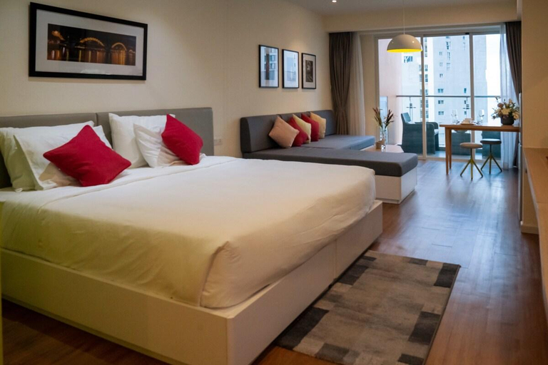 Bedroom 2, Chic Nha Trang Ocean View Studio With Pool, Nha Trang