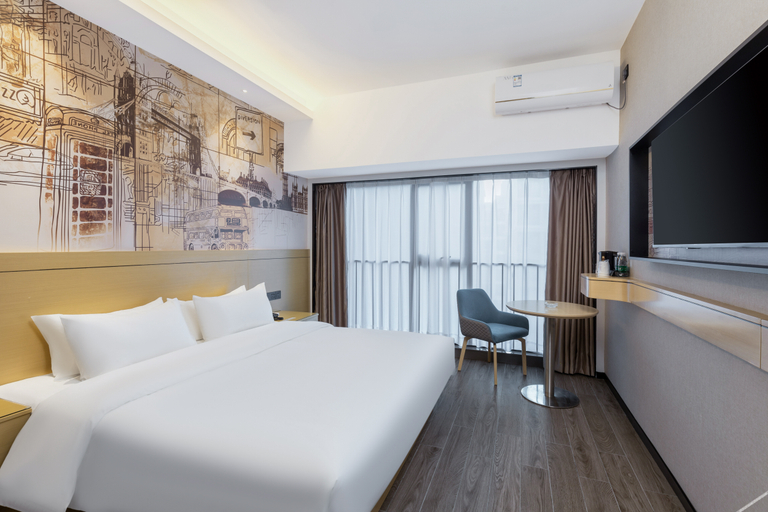 Bedroom, 城市便捷云浮新兴筠城广场二店, Yunfu