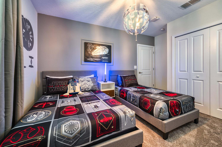 Bedroom 3, Spacious Condo-Modern Decor, Star Wars Bedroom, Osceola