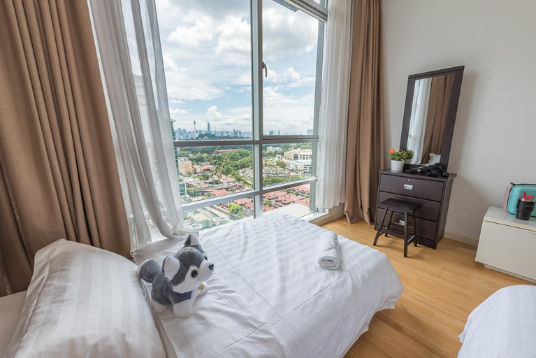 Bedroom 2, Publika Mont Kiara Studio 500Mbp Wi-fi 4min@MITEC , Kuala Lumpur