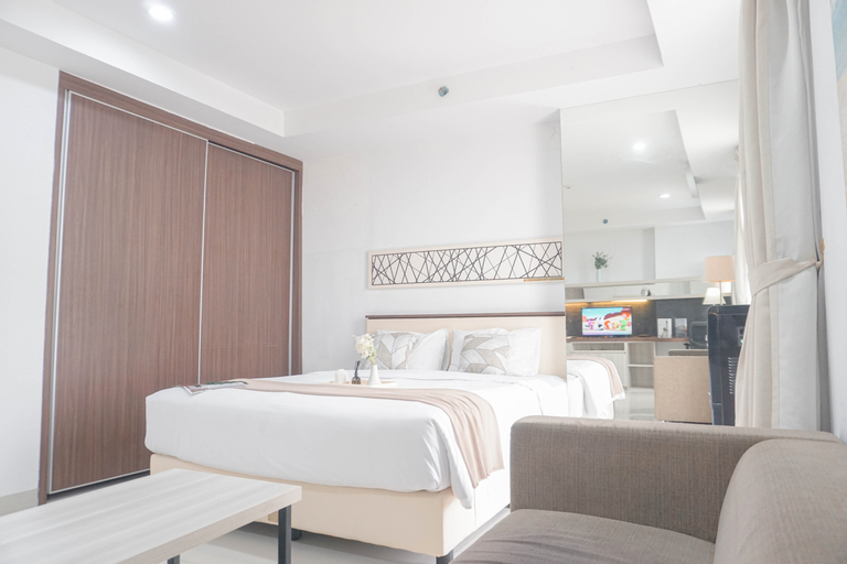 Bedroom 5, Good Deal Studio Apartment Azalea Suites By Travelio, Cikarang