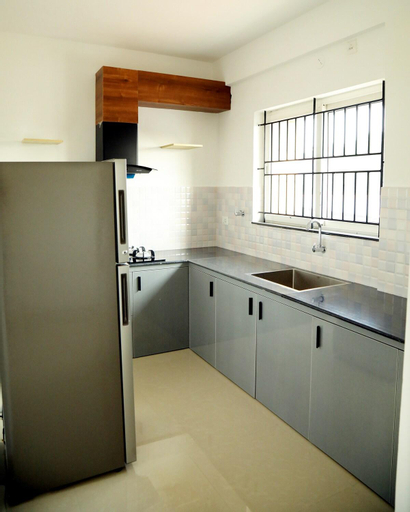 Kitchen, Fully Furnished Apartment 1BHK, Thrissur