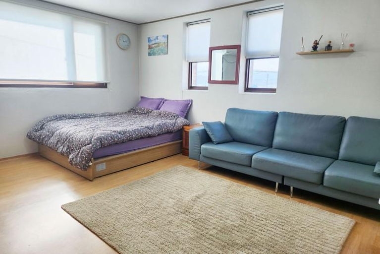 Bedroom, Gangneung Sea Cloud Caravan Pension, Gangneung
