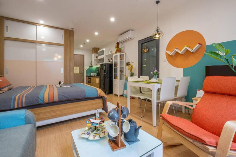 Bedroom 3, YoLo homestay He thong can ho nghi duong bien ho vinhomes ocean park studio, 1 ngu, 2 ngu, 3 ngu, Gia Lâm