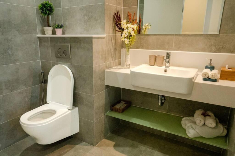 Bathroom, Chic Nha Trang Ocean View Studio With Pool, Nha Trang